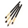 FRCOLOR 4Pcs Eyeshadow Makeup Brushes Set Eyeshadow Blending Brush Makeup Tool Kit for Women, Black &amp; Gold, Nylon Wool &amp; Wooden, 7.08 Inch, Ideal for Home &amp; Party Use