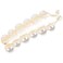 FRCOLOR Pearl Banana Clip, Ponytail Clip Combs, Classic Banana Hair Clips for Thick Thin Fine Hair, Hair Accessories for Girls Women