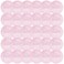 FRCOLOR 30 Pieces Powder Puff for Body Powder, Cotton Round Makeup Puff with Strap for Powder Foundation Loose Mineral Powder Body Powder, Pink