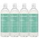 Naturally Derived Shower Gel Body Wash - Paraben, Phthlate Free, Energizing Australian Peppermint Oil - Moisturizing Body Wash for Women - 16.9 fl oz 4PK