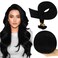 Full Shine Keratin Bond Hair Extensions Black Ktip Human Hair Extensions Real Human Hair 24 Inch Prebonded Hair Extensions Human Hair for Women 50G Ktip Hair Extension Real Human Hair Straight Natural