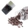 Flare Copper Tubes 3.0mm Micro Rings Links Beads Non-Silicone Flared Euro Locks Hair Staples Tools for I-tip Hair Extensions (500Pcs, Brown)