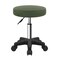 FURWOO Round Rolling Stool Height Adjustable Stool with Wheels for Spa Salon Massage Green