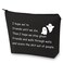 G2TUP Best Friends Ghost Gift Cosmetic Bag I Hope Were Friends Until We Die Ghost Funny Pouch for Bestie (Ghost friends)