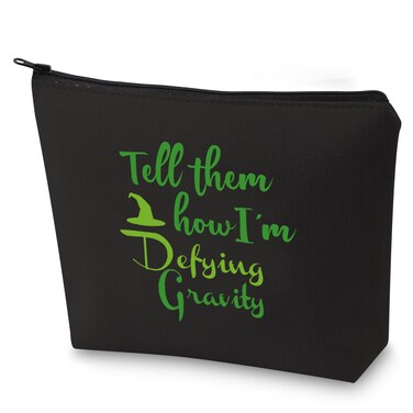 G2TUP the Musical Inspired Broadway Musical Cosmetic Bag Music Lover Gift Tell them How I&rsquo;m Gravity (Gravity makeup bag)