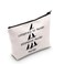 G2TUP Crow Lover Gift Conspiracy To Murder Makeup Bag Black Crow Cosmetic Bag Bird Lover Gift Bird Watching Gift True Crime Zipper Travel Bag (Conspiracy To Murder White Bag)