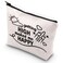 G2TUP Flight Attendant Cosmetic Bag Air Stewardess Makeup Bag Getting High Makes Me Happy Stewardess Cabin Crew Gift (Getting High)