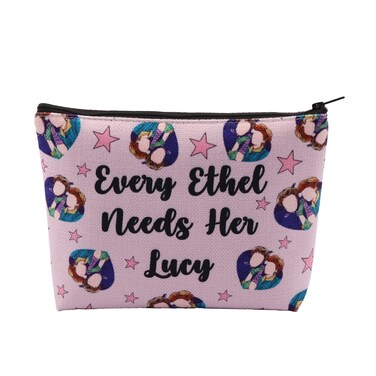 G2TUP Lucy Tv Show Cosmetic Bag Every Ethel Needs Her Lucy Gift for Besties Best Friend Soul Friend Makeup Bag (Lucy Ethel)