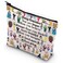 G2TUP Buster Moon Cosmetic Makeup Bag Sing Rosita &amp; Mike Fans Gift You Are Braver Stronger Beautiful Than You Know Sing Zipper Pouch Bag Johnny Sing Merchandise (Alway R Buster Moon)