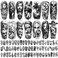 77 Sheets Chicano Temporary Tattoos Adult, Large Fake Tattoos Chicano Guadalupe Gangster Prisoner Day of the Dead, Mexico Clown Tattoos Stickers for Men Women