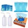 250pcs Tattoo Bottles Bags with 2pcs Wash Bottles 250ml Disposable Squeeze Watering Tool Sleeves for Tattoo Supplies
