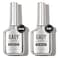 GAOY 16ml 2 Pcs Glassy Gel Top Coat and Base Coat Set,No Wipe Foundation Combination for UV Light Cure Nail Polish