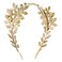 Tiaras and Crowns for Women - Golden Laurel Leaves Tiaras for Women, Bridal Headband Princess Tiara for Girls Queen Crown Greek Roman Gold Headpiece Wedding Hair Comb