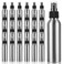 24PCS Aluminum Spray Bottle 4 oz Metal Mist Spray Bottle, Stainless Steel Spray Bottle 4 oz for Liquids Cosmetic Perfume Storage