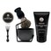 Shaving Kit for Wet Shave, 5 in 1 Shaving Brushes Set, Includes Badger Hair Shave Brush, Shaving Bowl &amp; Stand and Shaving Cream, Best Gift for Bearded Man, Deluxe Black