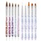 Nail Art Brushes 10 Pcs Kit 10Pcs Nail Painting Brushes and 5 Nail Dotting Tools Whole Set Nail Brushes for Nail Salon