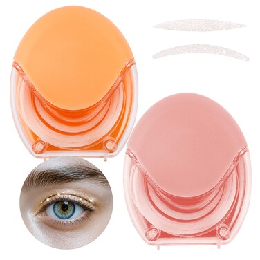 GEMERRY 3PCS Double Eyelid Tape - Waterproof, Breathable, Invisible Eyelid Lift for Hooded, Heavy, Uneven, Droopy Eyes (M+L+Olive-shaped)