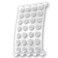 Back Buddy Shower Back Scrubber   Exfoliating Silicone Shower Scrubber Pad for Clean and Relaxed Body   Non-Slip Back Scrubber for Shower   Multi-Use Body Scrubber Massage Pad (White)