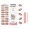 Quinnas Gel Nail Stickers, Nude Gradient Nail Polish Stickers Kit with and Nail File and Stick for Home Women Girls DIY Nail Decorations (NG200013)
