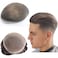 Swiss Lace Toupee for Men - Soft Human Hair Replacement System, 10x8", "Light Brown