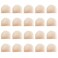 20 Pcs Beige Nylon Hd Wig Caps - Invisible &amp; HD Quality Stocking Cap for Women's Long Thick Hair - 10 Pack/20Pcs
