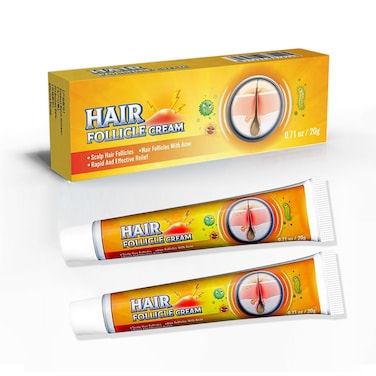 Folliculitis Cream, Folliculitis Treatment, Effective Treatment for Folliculitis Scalp Face and Body, Redness, Inflammation, Ache, Burning, 1.42Oz