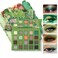 20-Color Green Eyeshadow Palette &ndash; Matte &amp; Shimmer, Highly Pigmented, Blendable, Long-Lasting, Waterproof, No Fallout, Travel-Friendly with Mirror &ndash; Perfect for Fantasy, Festival &amp; Smokey Eye Makeup