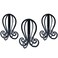 Plastic 3PCS Wig Stand,Black Wig Head Stand,Easy to Assemble Wig Stand Holder,Wig Holder Display Stand 11.61 Inch high