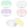 5 Pcs Travel Containers - Makeup Travel Containers(10ml) Convenient Travel Jars for Creams, Leak-proof Travel Accessories with Lid for Cosmetic Makeup Face Body Hand Cream