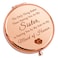 Sister Bridesmaid Gifts Sister Compact Makeup Mirror Maid of Honor Wedding Day Gift for Women Best Friend Bridal Shower Present Friendship Engagement Present for Her Wedding Pocket Makeup Mirror