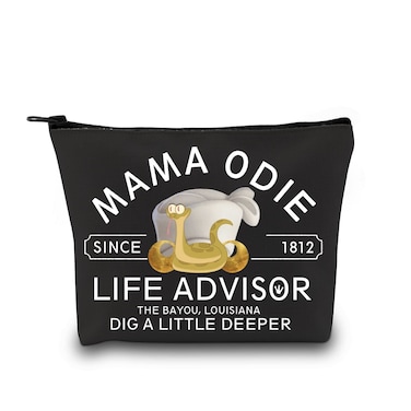 GJTIM Mama Odie with Snake Inspired Zipper Pouch Frogs Movie Fans Gift Princess Makeup Bag (Mama Odie Bag)
