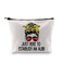 GJTIM True Crime Gift True Crime Junkie Gift Just Here to Establish and Alibi Makeup Bag Gift for Crime Show Fan (Alibi Bag)