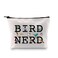 GJTIM Ornithologist Gift Bird Nerd Bird Watching Zipper Makeup Bag for Bird Lovers (Bird Nerd Makeup)