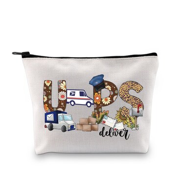 GJTIM USPS Postal Worker Gift Mail Carrier Mailman Zipper Pouch Makeup Bag Appreciation Gift for Mail Lady (USPS Deliver Bag)