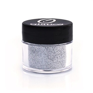 Brilliant Silver - Cosmetic Grade Extra Fine (.006") Loose Glitter Powder Safe for Skin! Perfect for Makeup, Body Tattoos, Face, Hair, Lips, Soap, Lotion, Nail Art - (10 Gram Jar)