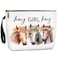Horse Makeup Bag Horse Gifts Cosmetic Bag - Hay Girl Hay, Cowgirl Gifts Birthday Gifts for Horse Lover Thanksgiving Gifts Equestrian Gifts, Christmas Gifts for Daughter Sister Zipper Pouch /14