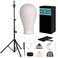 Tall Wig Tripod Stand with Head,23 Inch Wig Head Stand with Canvas Mannequin Head for Styling,Wig Making Display,with Wig Caps,T-PIN,C Needles,Clips,Carrying Bag,Comb(37.4-50.8 Inch)