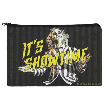 GRAPHICS &amp; MORE Beetlejuice It's Showtime Makeup Cosmetic Bag Organizer Pouch