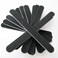 Double Sided Nail Files Emery Board Grit Black Gel Cosmetic Manicure Pedicure 5 pcs