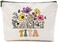 Tita Wildflowers Gifts For Mother's Day Makeup Bags - Tita Flower Gift Bags - Mom Birthday Gifts - Travel Cosmetic Bag For Birthday