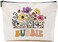 Bubbie Wildflowers Gifts For Mother's Day Makeup Bags - Bubbie Flower Gift Bags - Mom Birthday Gifts - Travel Cosmetic Bag For Birthday