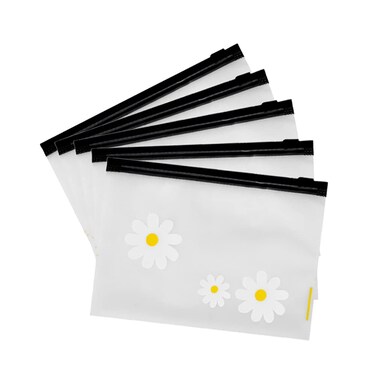 10 Pcs Small Plastic Cosmetic Bags Mini Clear Makeup Bags Travel Toiletry Pouches with Zipper Closure for Women Girls