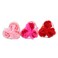 GSHLLO 3 Boxes Floral Scented Bath Rose Soap Flower Petals Soap with Heart Shaped Box for Wedding Valentine&rsquo;s Day