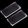 GSHLLO 2 Pcs Nail Art Glass Board Gel Polish Color Dish DIY Makeup Mixing Palette Drawing Painting Color Palette Eyelash Extension Adhesive Glue Pallet