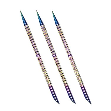 GSHLLO 3 Pcs Stainless Steel Double Sided Nail Sticks Nail Art Cuticle Pusher Fingernail Cuticle Remover Nail Point Drill Pen Manicure Pedicure Tool