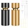 2pcs 50ml Glass Spray Bottle for Perfume,Refillable Travel Perfume Atomizer Bottles,Black&amp;Gold Portable Cologne Atomizer Empty Bottle.(Black&amp;Gold)