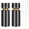2pcs 50ml Glass Spray Bottle for Perfume,Refillable Travel Perfume Atomizer Bottles,Black Portable Cologne Atomizer Empty Bottle.(Black)