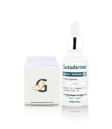 Squalene + Hyaluronic Acid Serum for Face - Nourishing Elegance, Anti-Aging &amp; Hydrating, Vitamin E Face Serum &amp; Hylunaric Acid Moisturizer, 30ml/f1 oz