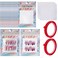 100 PCS Press on Nail Packaging Bag for False Nail Tips Holographic Press On Nail Storage Bag 100 PCS White Card with 2 Roll Transparent Tape for Nail Display Fake Nail Storage Organizer Nail Supplies