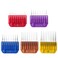 New Upgraded 5 Pcs Stainless Steel Pet Clipper Guide Comb Kit for Andis Oster A5 Wahl KM10 Series Clipper Detachable Blade